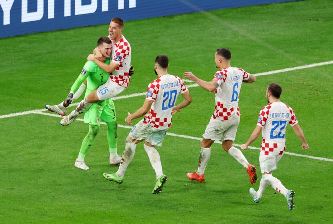 Croatia beat Japan 3-1 on penalties